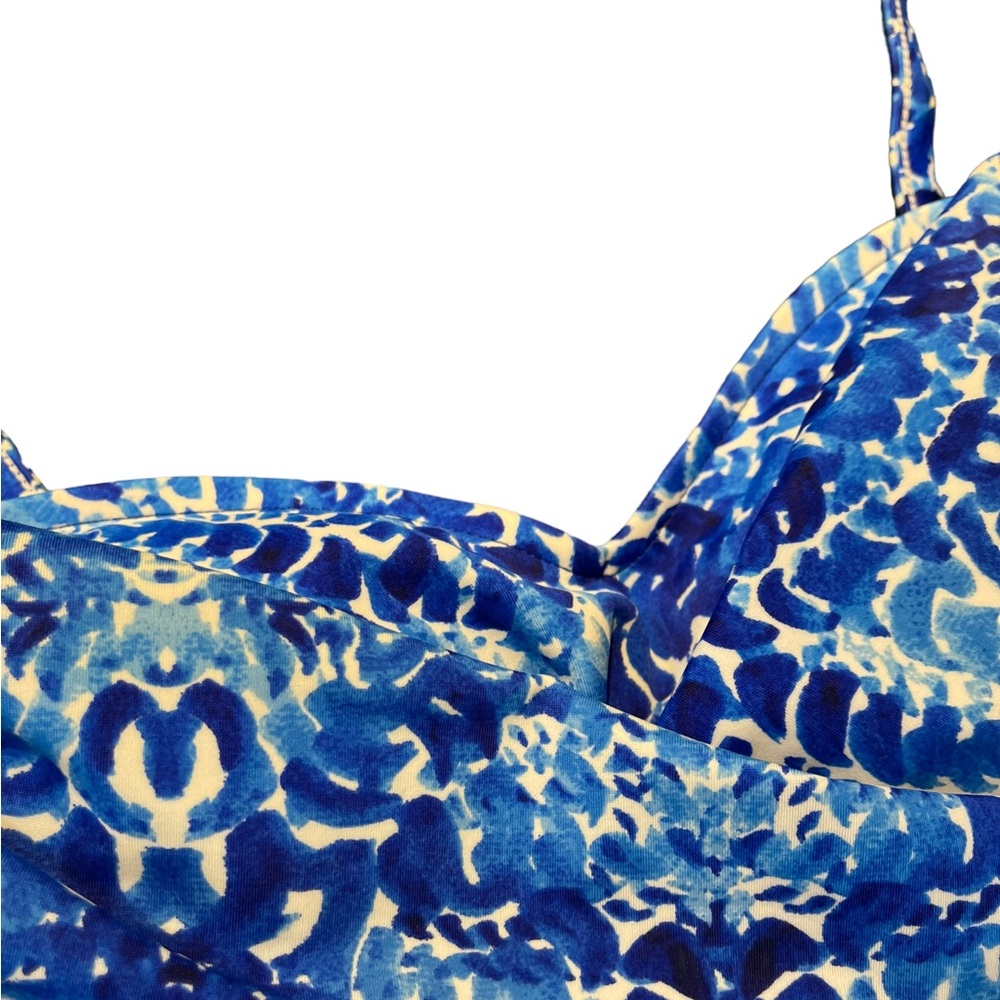 One Piece Swimsuit in Royal Blue & White Size 10 - Picture 12 of 13